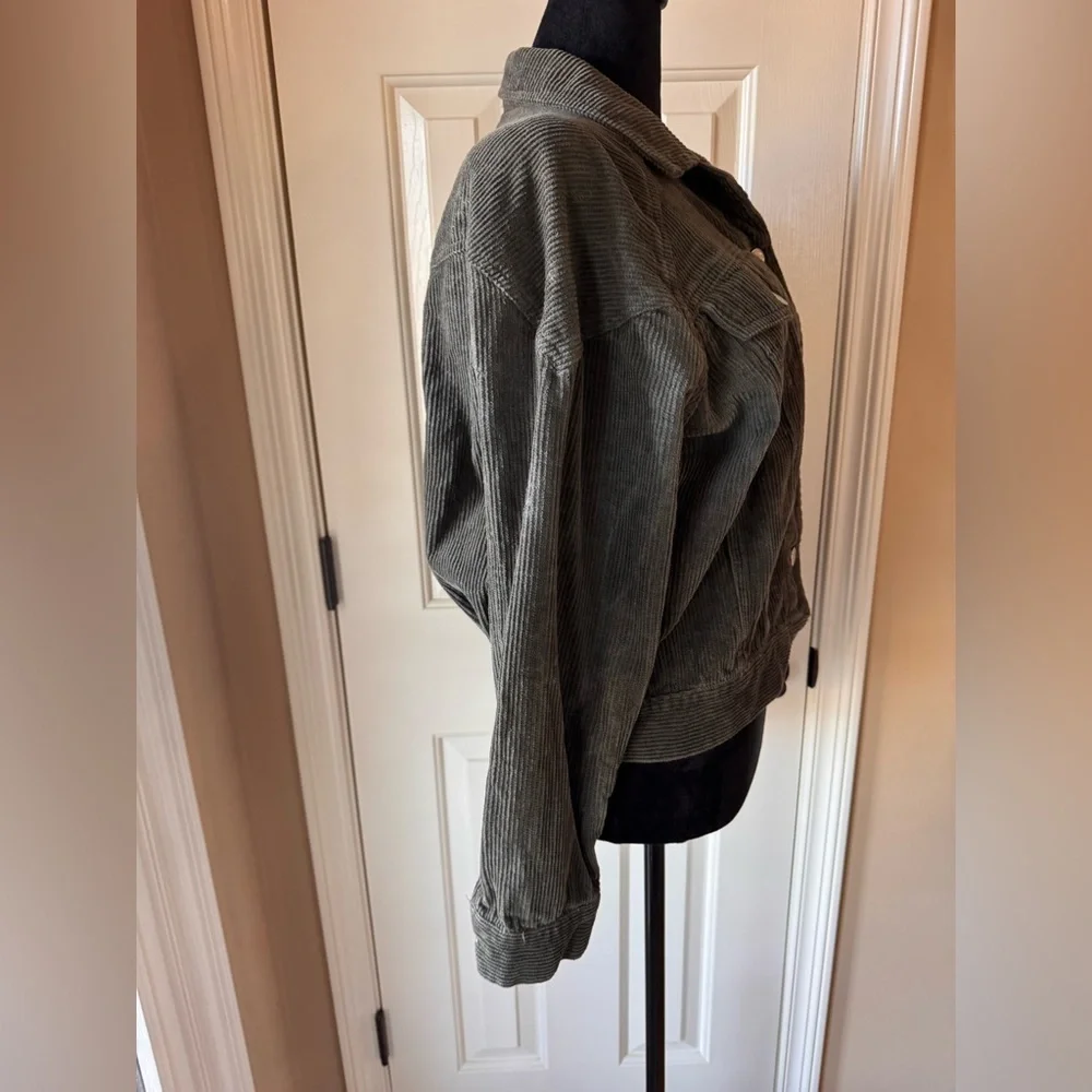 Mittoshop Gray Corduroy Jacket size small
